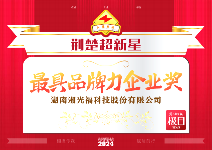 鑫聞  |鑫和綠能湘光福榮獲“2024荊楚超新星”光儲充換行業(yè)大會雙項殊榮！